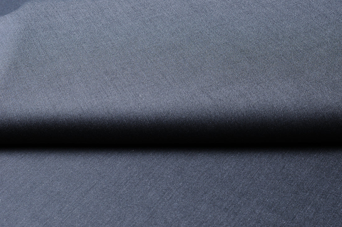 Gray Woollen Blend Fabric